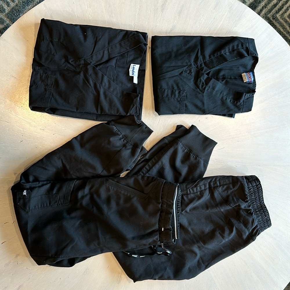 greys anatomy mixed scrub set lot tops XS pants S